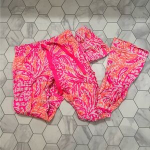 Lilly Pulitzer Pink and Orange Patterned Garment